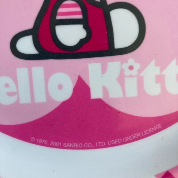 Hello Kitty Melamine Plate & Bowl Set, Vintage 2001 - Picture 7 of 9